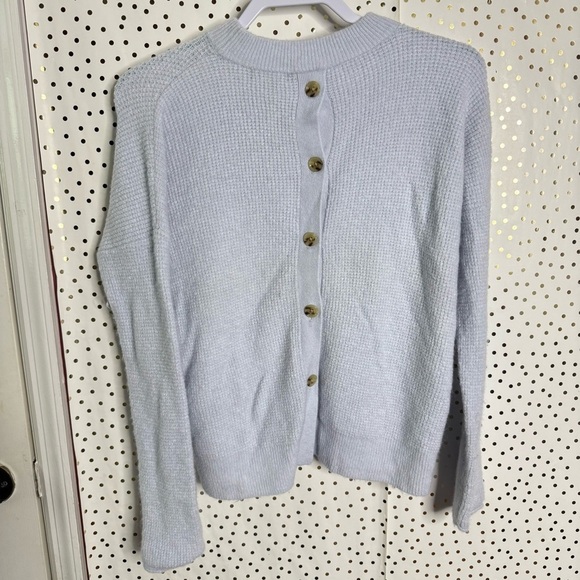 Point Sur Light Blue Women's Sweater - Picture 7 of 7